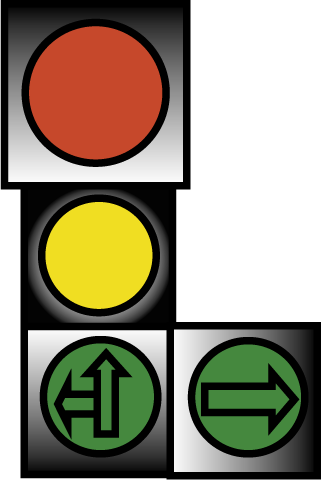 Схематическое изображение светофора СДС-Т 1.5-П