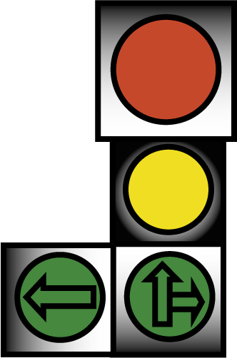 Схематическое изображение светофора СДС-Т 1.8-П