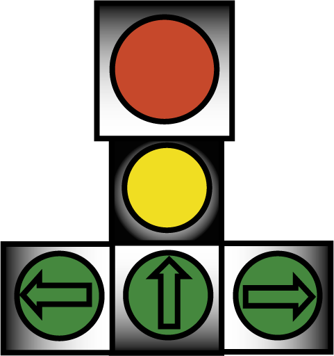 Схематическое изображение светофора СДС-Т 1.14-П