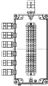 Рис.1. Схематическое изображение коробки соединительной КСРВ-Т32