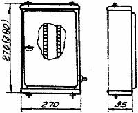 Рис.1. Схема клеммной коробки ККДУ-10